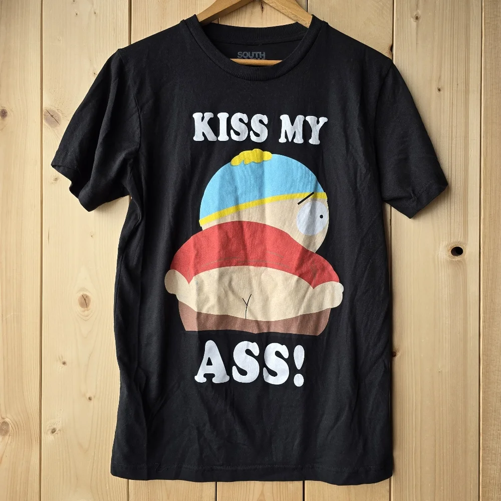 South Park Cartman T Shirt Black Mens Medium - Picture 1 of 5